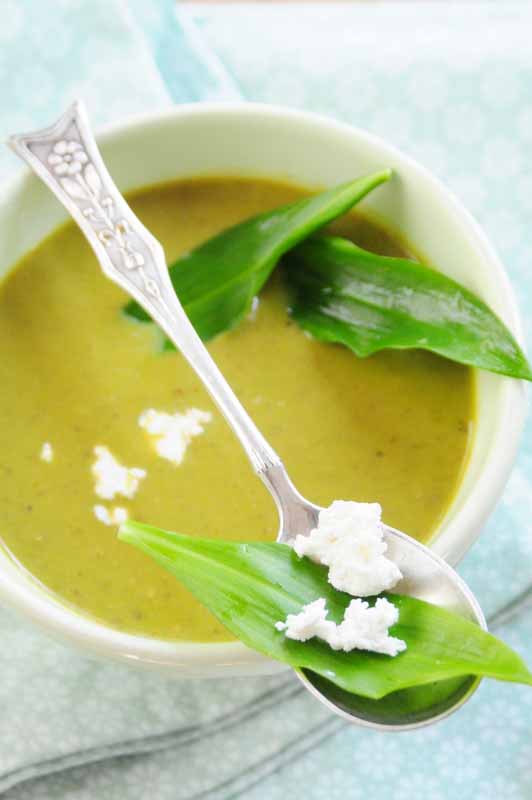 ramsløgsuppe m gedeost